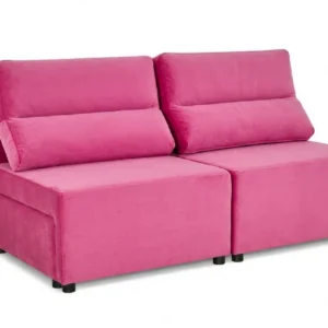 Kanapa 2 os sofa rozkładana spania pojemnik różowy KIMO Family Meble - Trinity 10