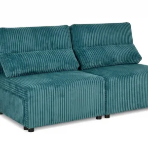Kanapa 2 os sofa rozkładana spania czarna gruby sztruks KIMO Family Meble - kanapa – Idylla 75