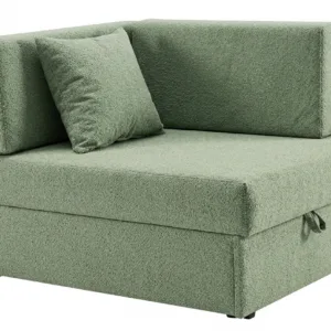 Łóżko dziecięce sofa kanapa rozkładana pojemnik Denis szary Family Meble - miętowy