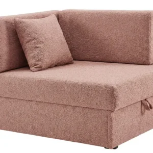 Łóżko dziecięce sofa kanapa rozkładana pojemnik błękitny welur Denis Family - 46