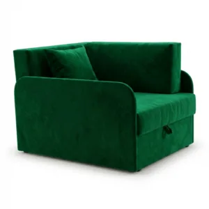 Łóżko dziecięce sofa kanapa różowe pudrowy róż Denis 3B Family Meble - zielony