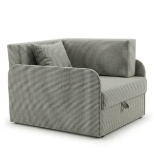 Łóżko dziecięce sofa kanapa rozkładana pojemnik piwonie róże kwiaty Denis - Pepita