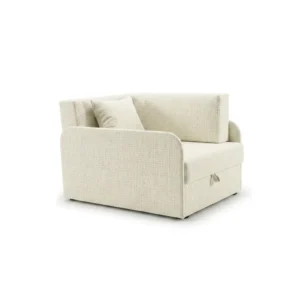 Łóżko dziecięce sofa kanapa rozkładana pojemnik szary Denis 3B Family Meble - beżowy