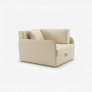 Łóżko dziecięce sofa kanapa rozkładana pojemnik brąz DENIS 3B Family Meble - beżowy