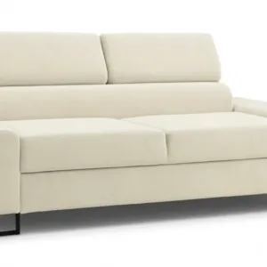 Kanapa sofa rozkładana f spania reg zagłówek różowy Savio 2 os Family Meble - Royal 1