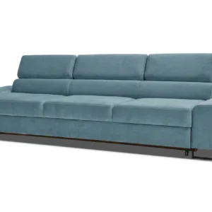 Kanapa sofa rozkładana f spania reg zagłówek różowy Savio 3 os Family Meble - Royal 48