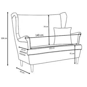 Sofa uszak Monolith 37