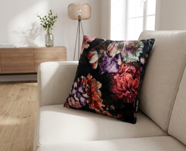 Poduszka dekoracyjna jasiek 45 x 45 poszewka welur Family Meble — komfort