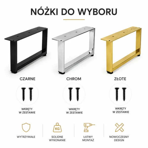 Kolory nóżek