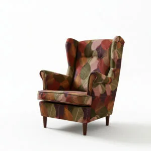 Fotel uszak skandynawski Spring Print Family Meble - Leaf 1