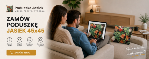 Poduszka dekoracyjna jasiek 45 x 45 poszewka dark zielony Family Meble — widoki produktu